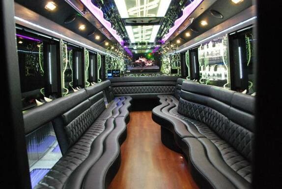 10-20 Passenger Party Buses interior