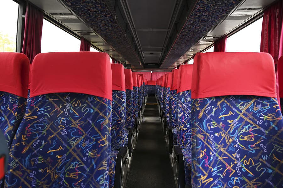 47-56 Passenger Charter Buses interior