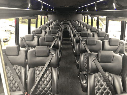 56 Passenger Motor Coaches interior